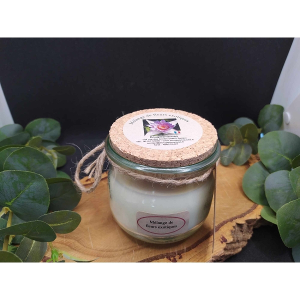 Bougie "la parfumée" mélange de fleurs exotiques