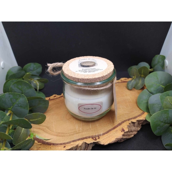 Bougie "la parfumée" poudre de riz