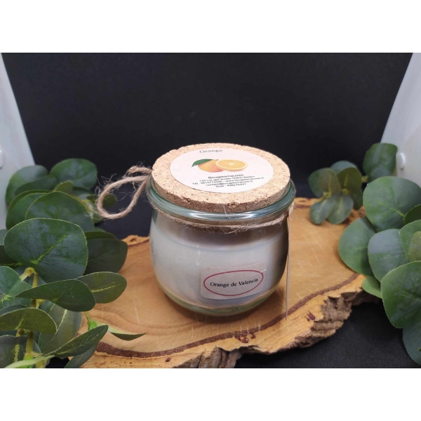 Bougie "la parfumée" orange