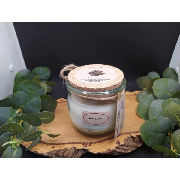 Bougie "la parfumée" bois de Oud