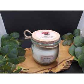 Bougie "la parfumée" fleur de Noël