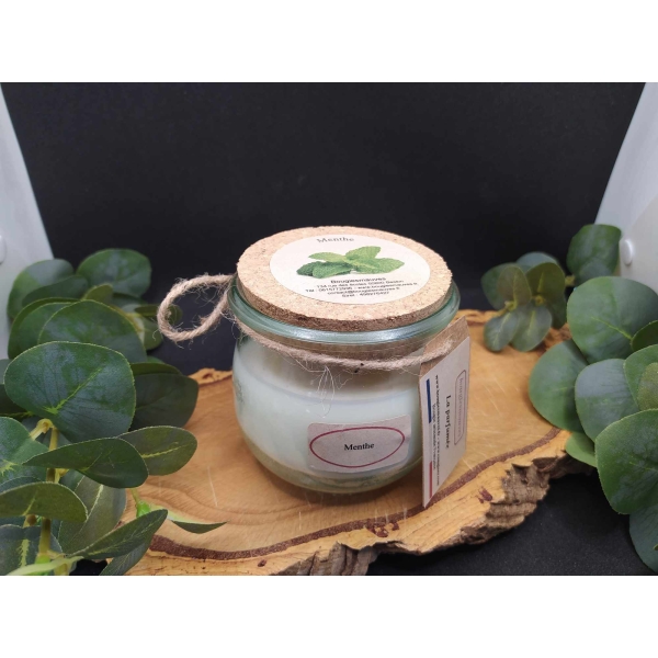 Bougie "la parfumée" menthe