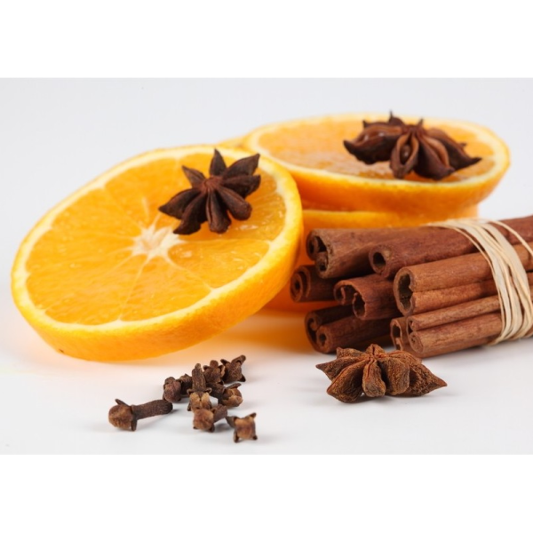Bougie "la parfumée" orange / cannelle