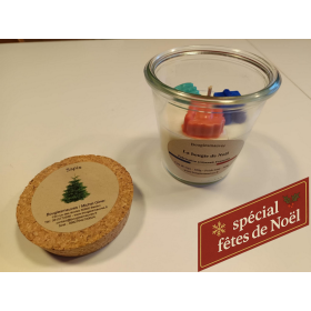 La bougie de Noël parfum sapin