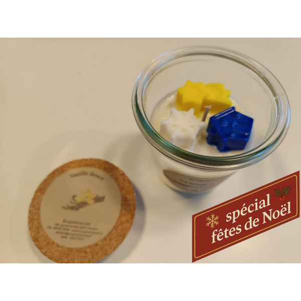 La bougie de Noël parfum vanille