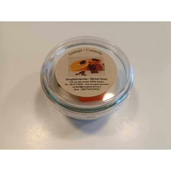 La petite bougie de Noël - orange / cannelle