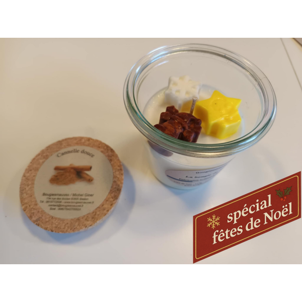 La bougie de Noël - cannelle
