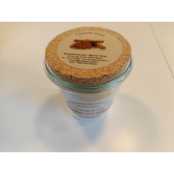 La bougie de Noël - cannelle