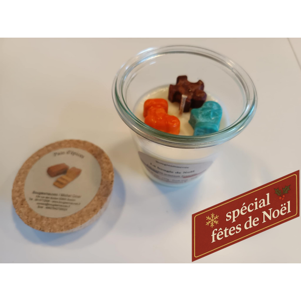 La bougie de Noël - pain d'épices