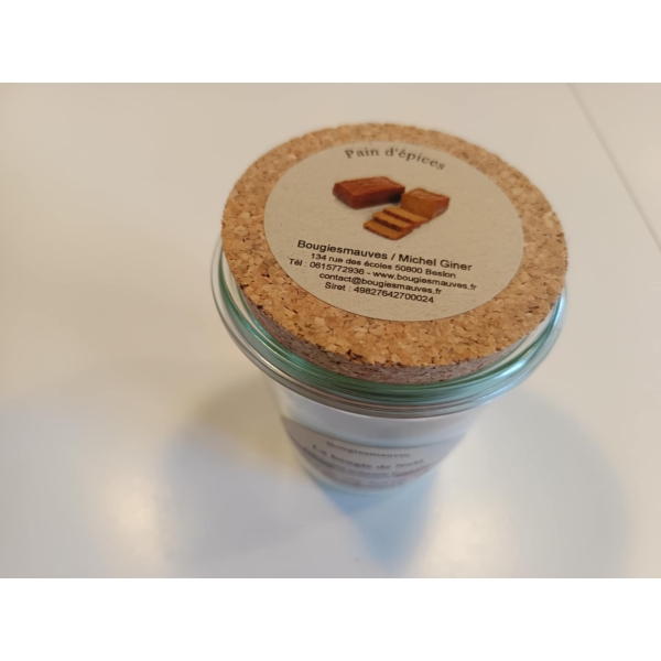 La bougie de Noël - pain d'épices