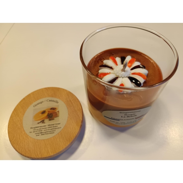 "la fleurie" - orange / cannelle