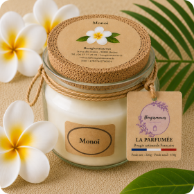 Bougie "la parfumée" monoï