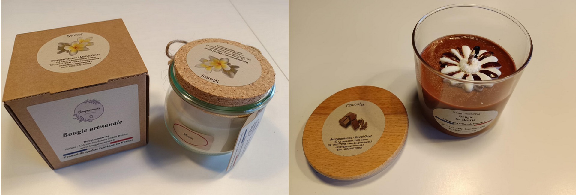 Les bougies de Bougiesmauves