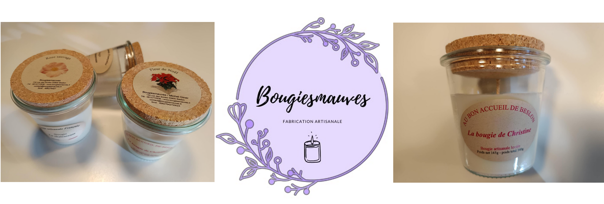 bougies personnalisées
